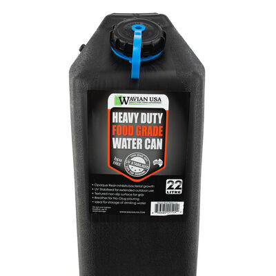 Wavian Water Can Black - 5.8 Gallon (22 Liter), , large